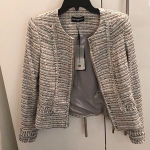 Brand new Karl Lagerfeld white/pink blazer
